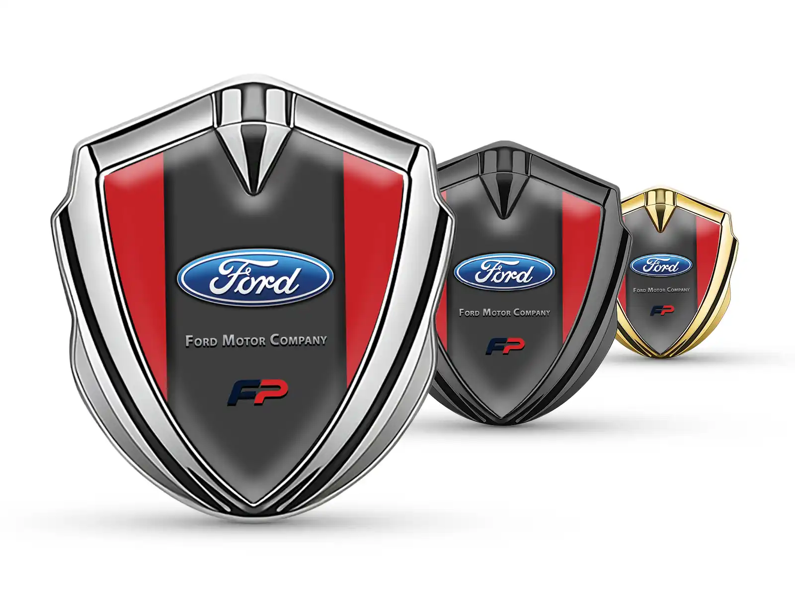 Ford Autoabzeichen Moderner Look High-End Metallstil